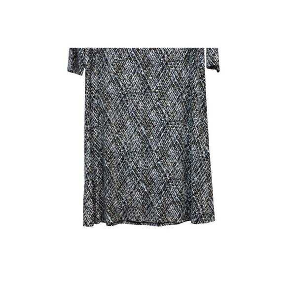 J Jill Wearever Collection Midi Dress Size Medium Stretch 3/4 Sleeve Casual - Picture 12 of 13